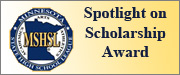 RHS MSHSL Spotlight on Scholarship Award
